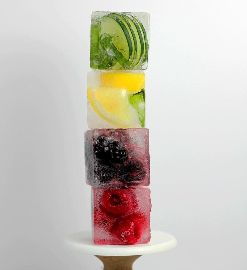 Glaçons de fruits