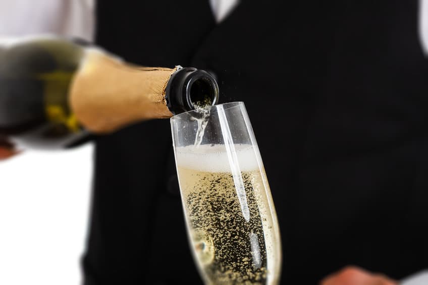 Servir du champagne